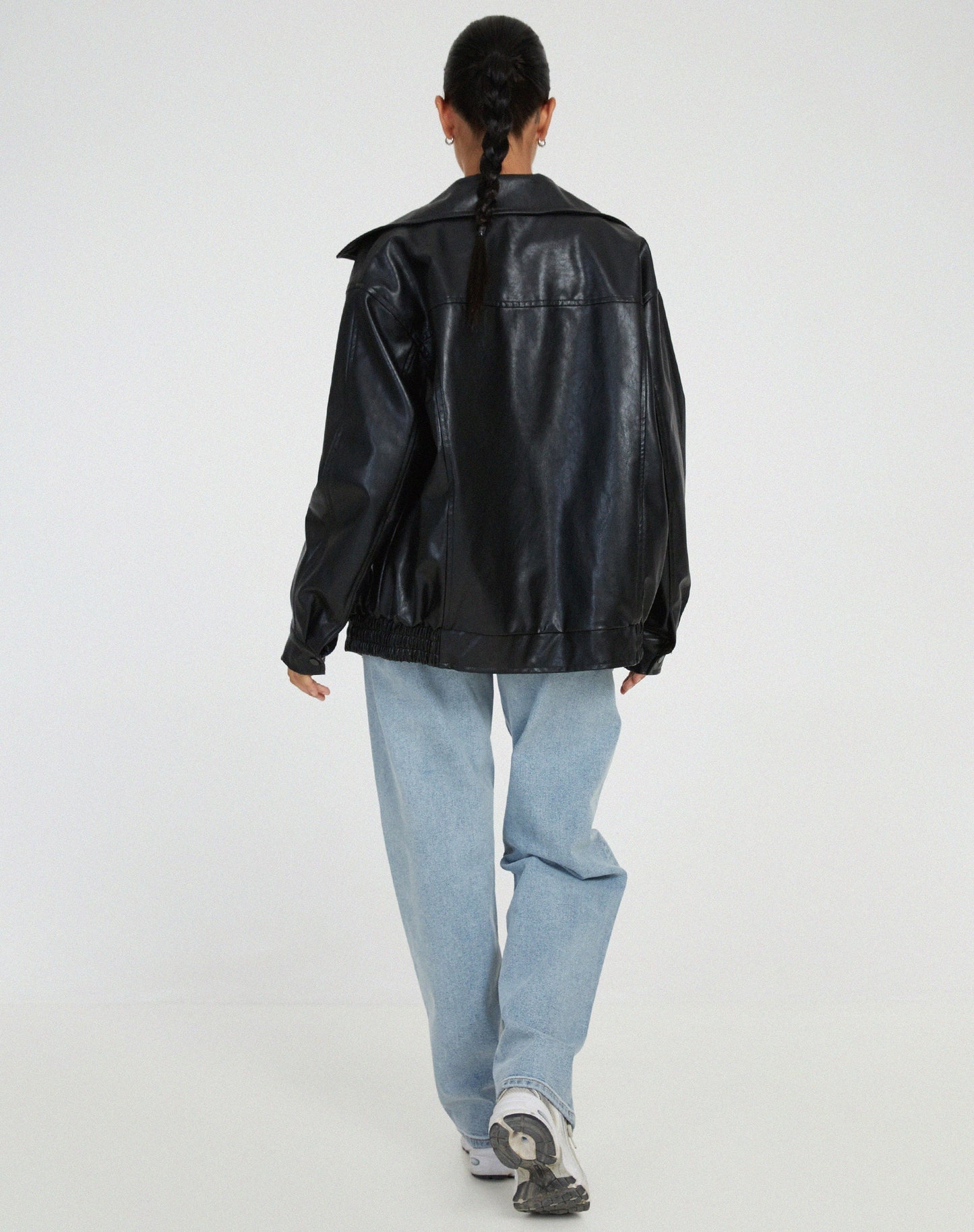 Oversized Leren Jack für Damen – Hochwertiges Leder, Vielseitig 5