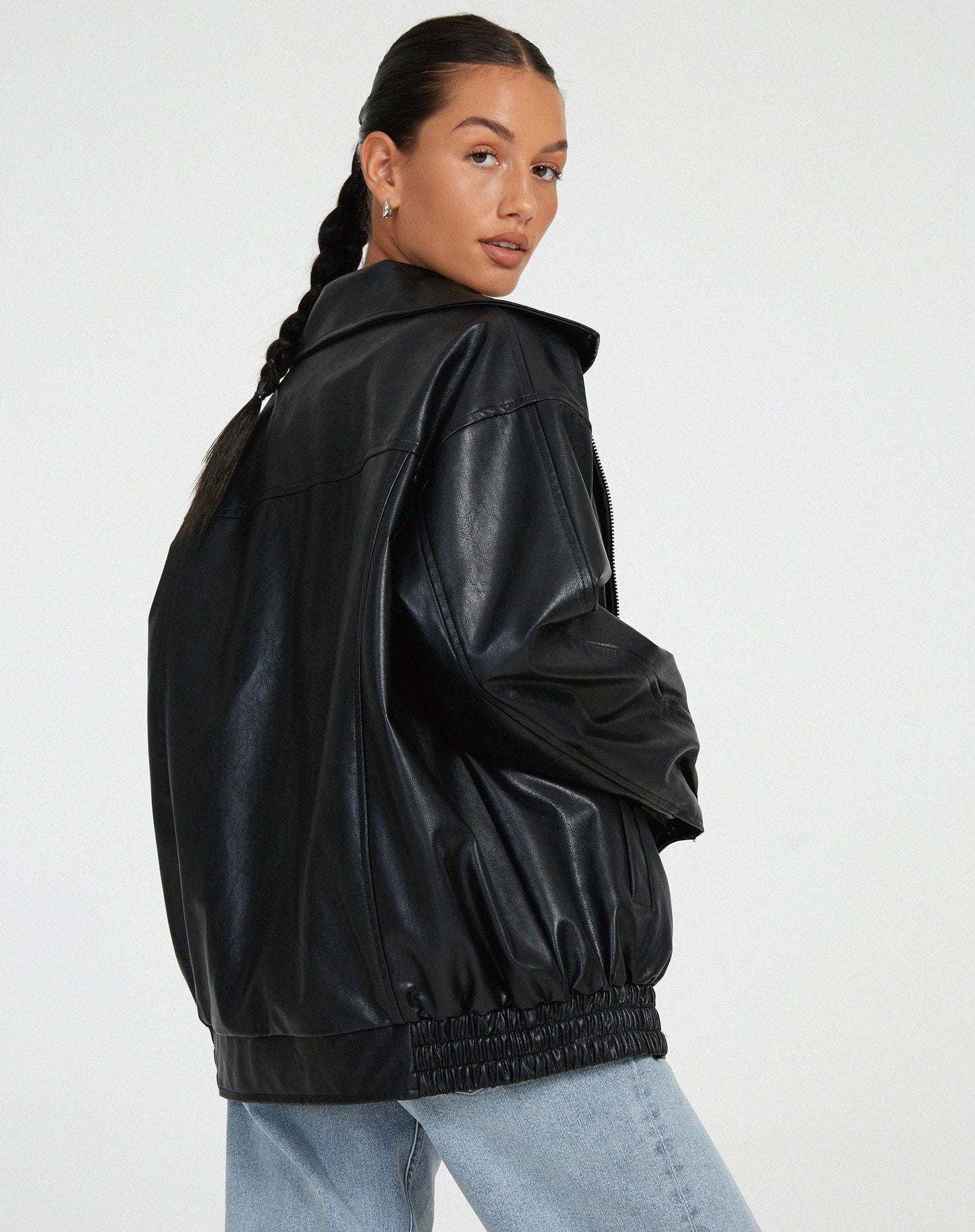 Oversized Leren Jack für Damen – Hochwertiges Leder, Vielseitig 7