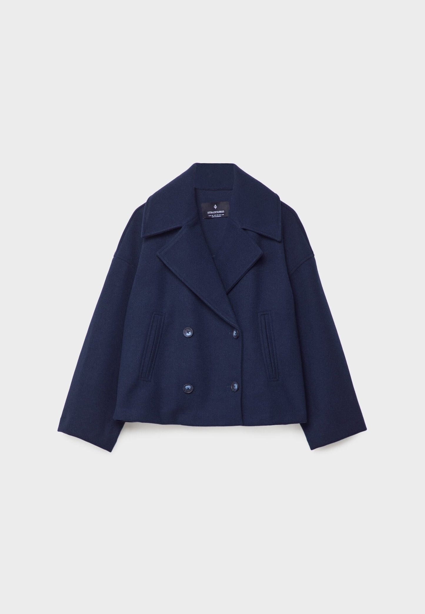 RIA Cropped Blazer für Damen – Elegante doppelte Knopfverschluss 11