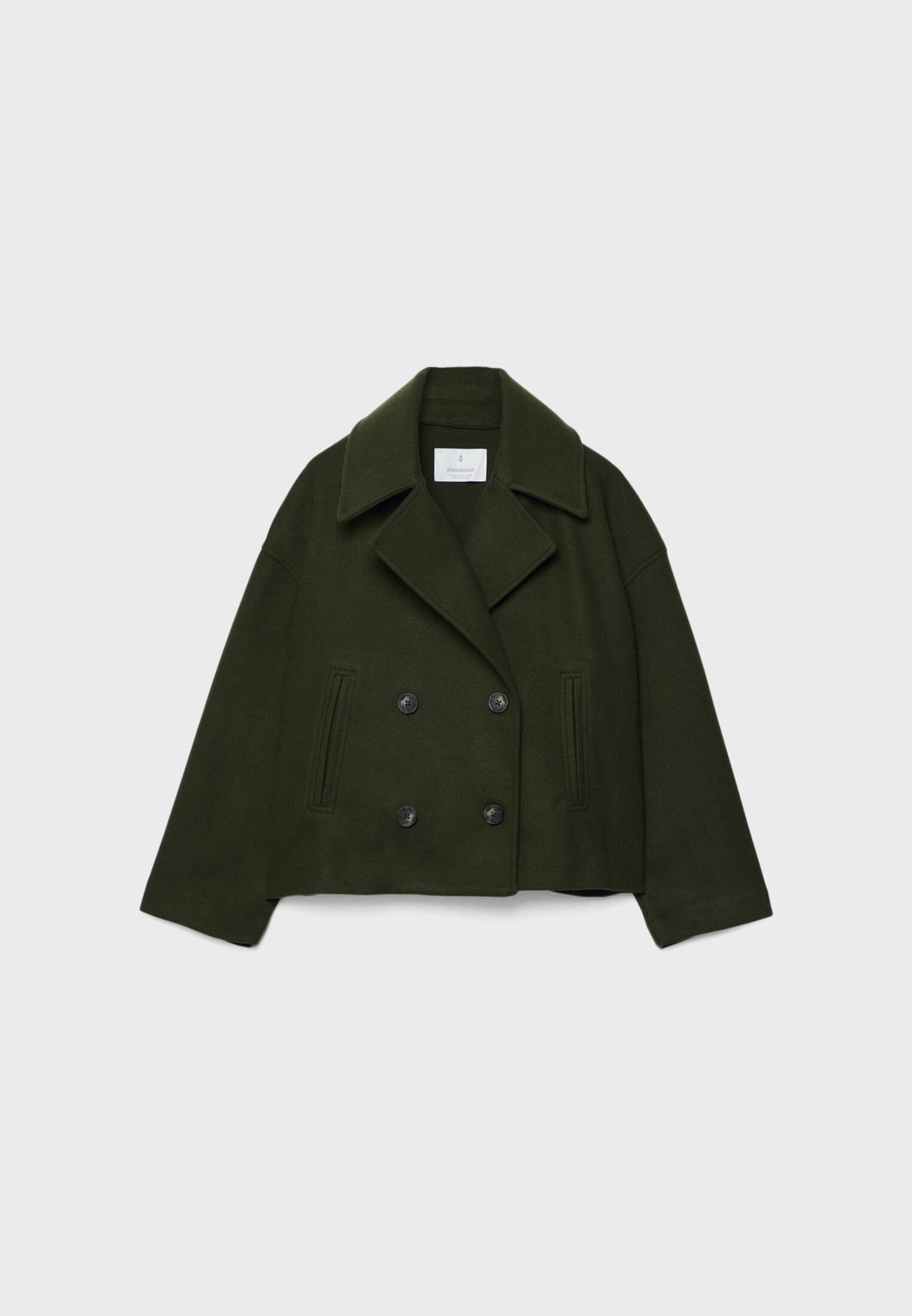 RIA Cropped Blazer für Damen – Elegante doppelte Knopfverschluss 12