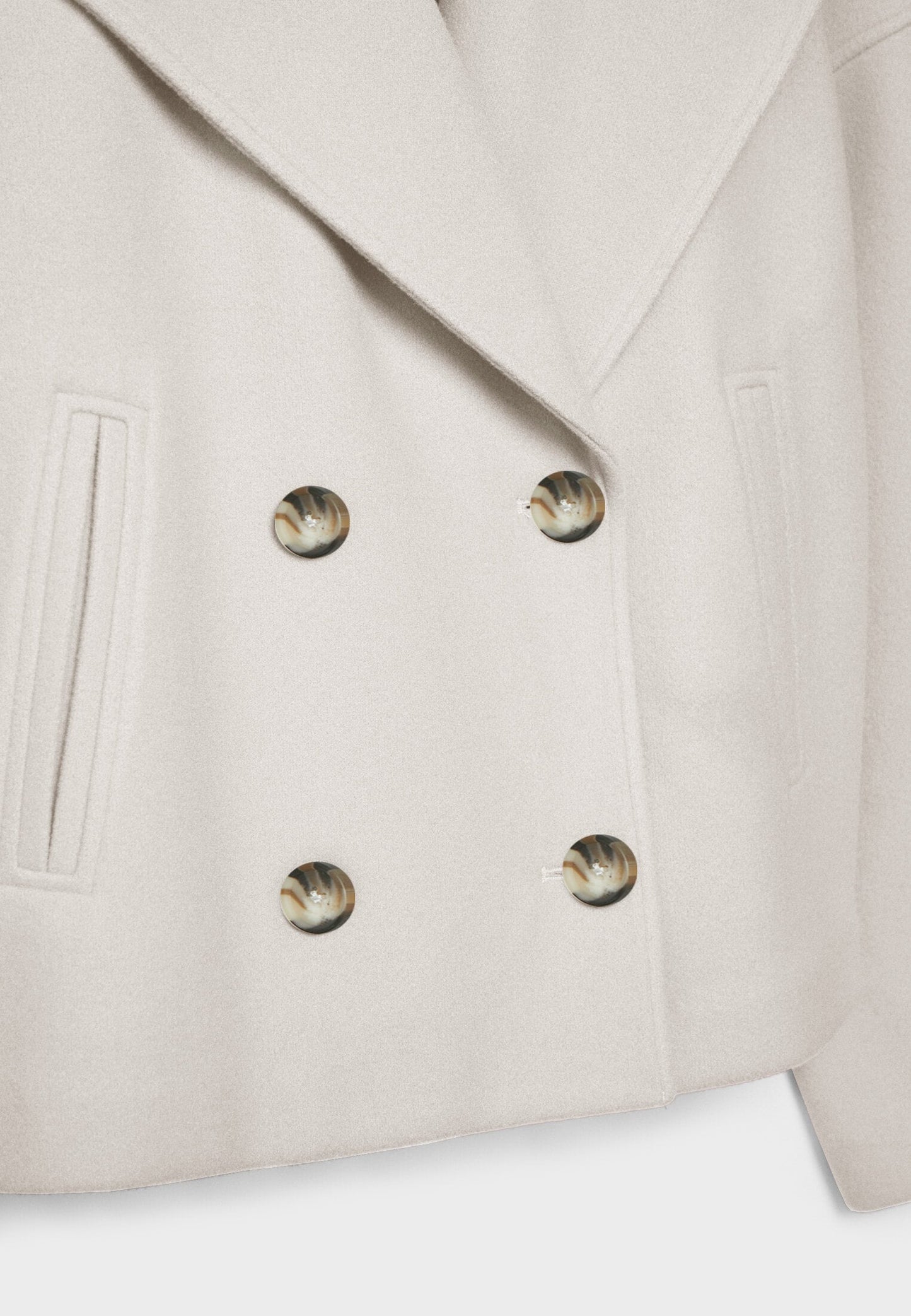 RIA Cropped Blazer für Damen – Elegante doppelte Knopfverschluss 7