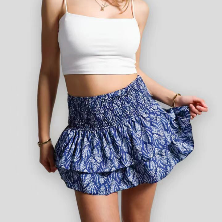 Rose | Stilvoller Minirock Damen Mit Verspielten Volants Für Den Sommer 6