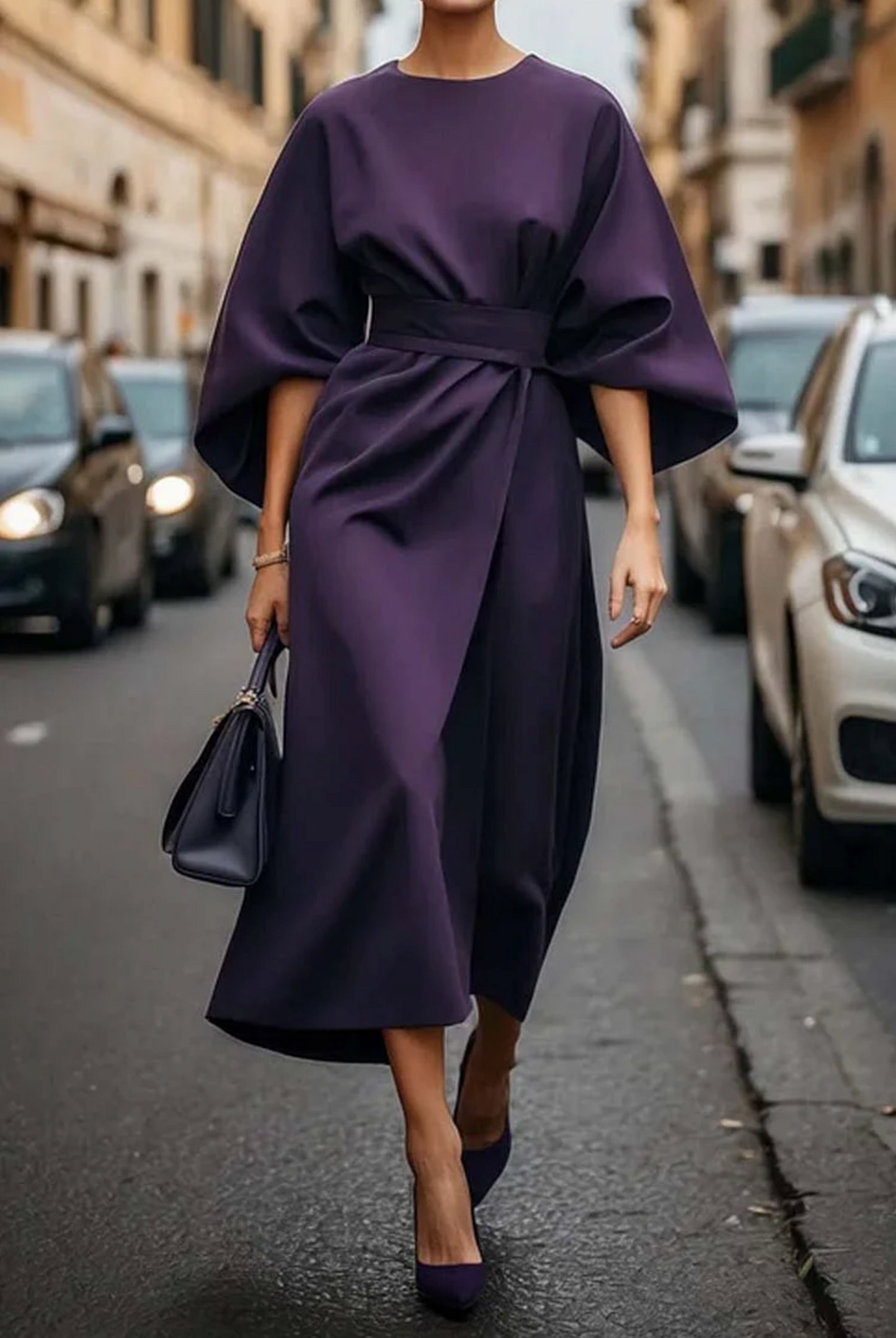 Sophia | Elegantes Festliches Kleid für Damen mit Fließenden Linien-6