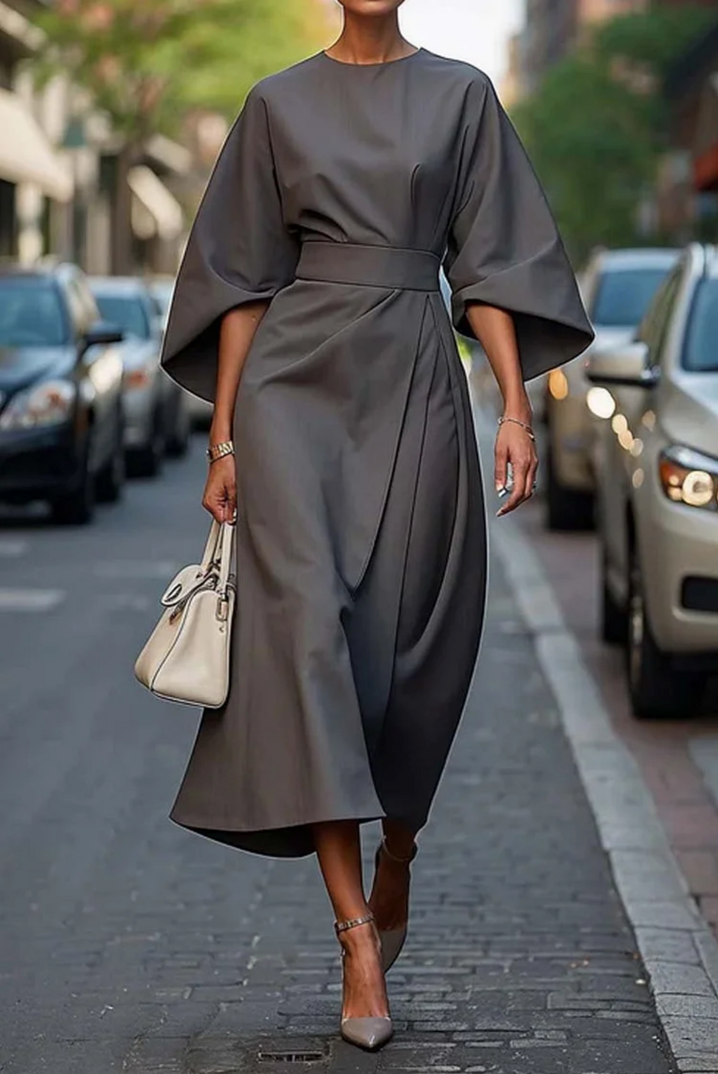Sophia | Elegantes Festliches Kleid für Damen mit Fließenden Linien-5