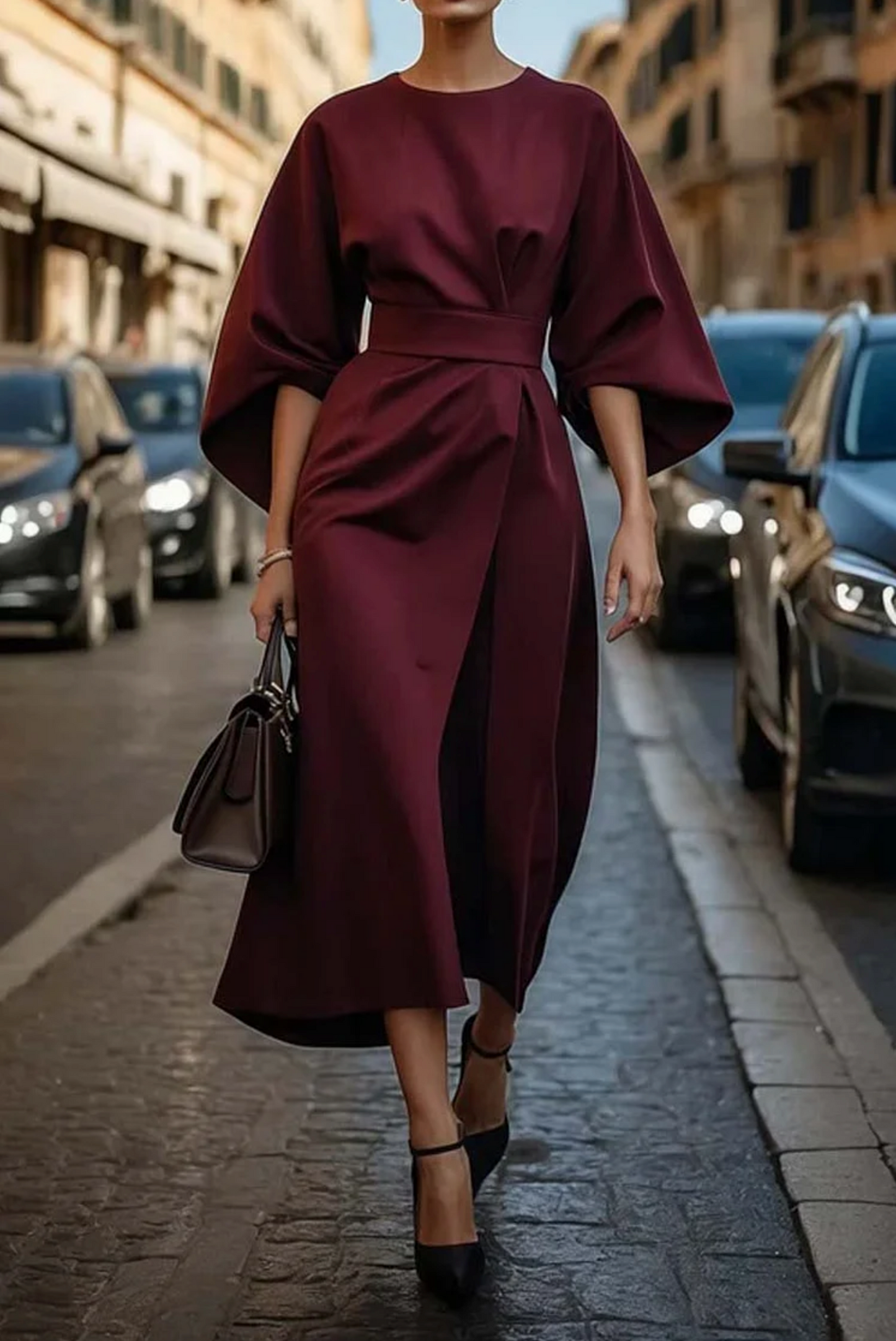 Sophia | Elegantes Festliches Kleid für Damen mit Fließenden Linien-4