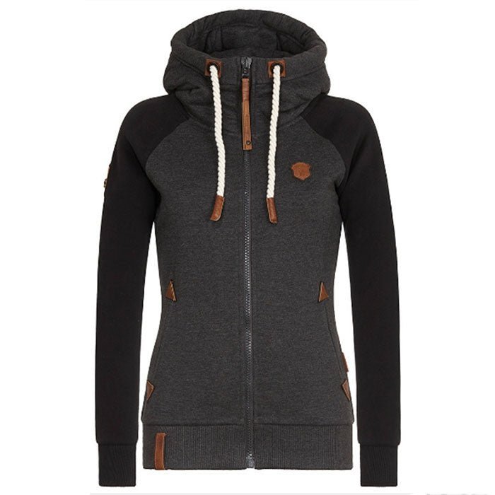 Sportlicher Damen Hoodie mit Reißverschluss – Warm, Bequem und Modern 0