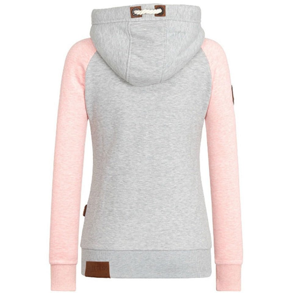 Sportlicher Damen Hoodie mit Reißverschluss – Warm, Bequem und Modern 3