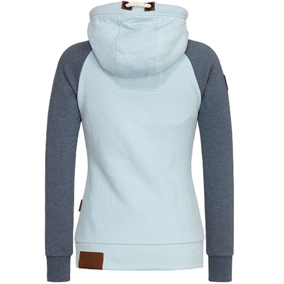 Sportlicher Damen Hoodie mit Reißverschluss – Warm, Bequem und Modern 5