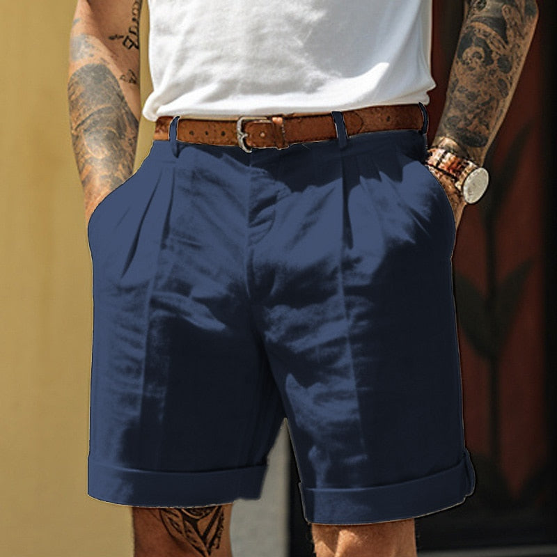 Steve's Herren Leinen Shorts – Bequem und Atmungsaktiv 2