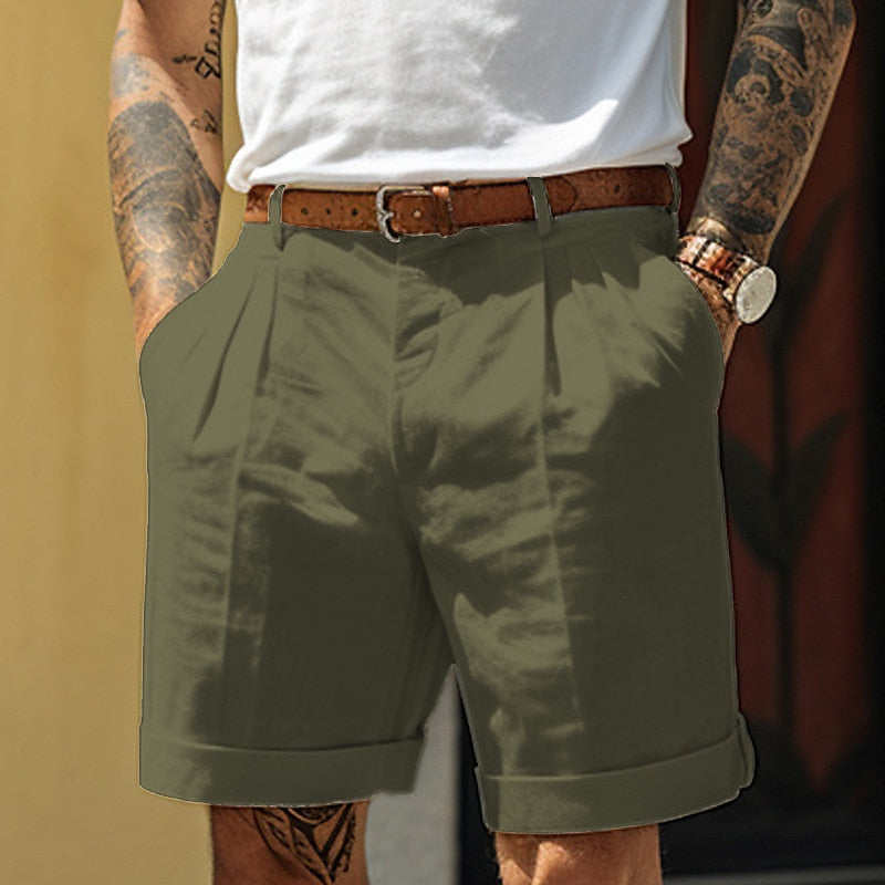 Steve's Herren Leinen Shorts – Bequem und Atmungsaktiv 3