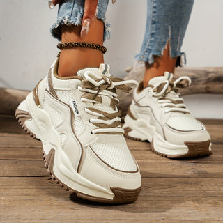 Stilvolle Damen Sneakers – Hohe Sohle, Komfortabel und Trendy 0