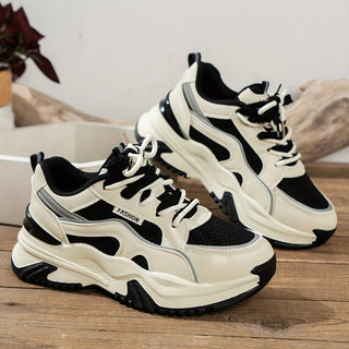 Stilvolle Damen Sneakers – Hohe Sohle, Komfortabel und Trendy 3