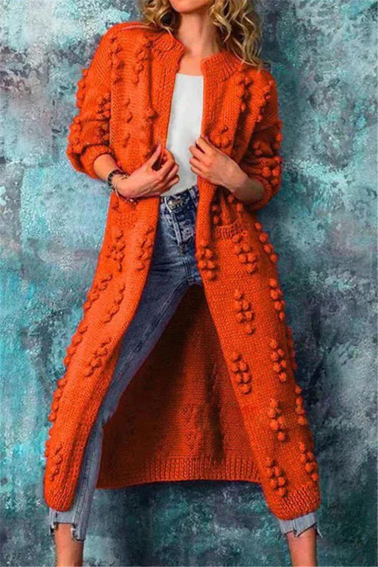Stilvolles Langarm-Strickcardigan für Damen – Weiche Baumwolle, Bequem 3