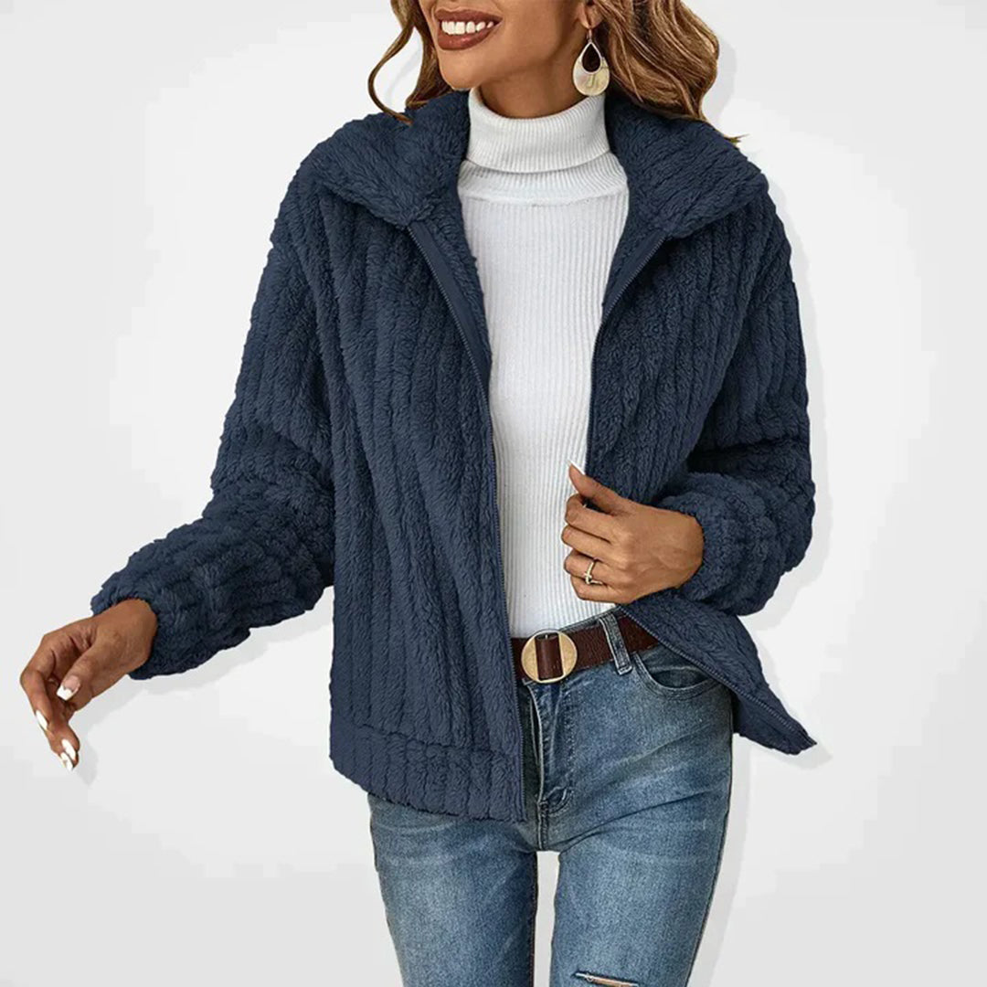 TABITHA Damen Fleeceweste – Weiches Fleece, Langer Schnitt, Elegant 3