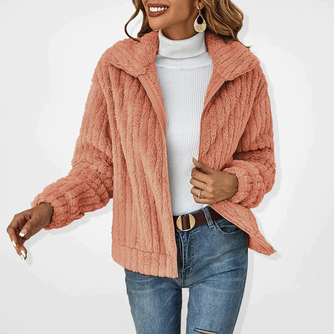 TABITHA Damen Fleeceweste – Weiches Fleece, Langer Schnitt, Elegant 4
