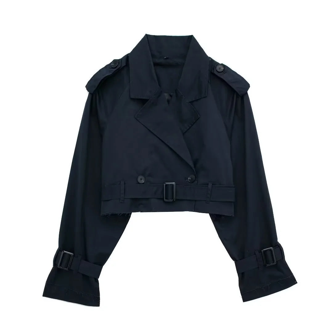 Tess | Kurzer Trenchcoat Damen Beige - Zeitloser Stil für Jede Gelegenheit 6