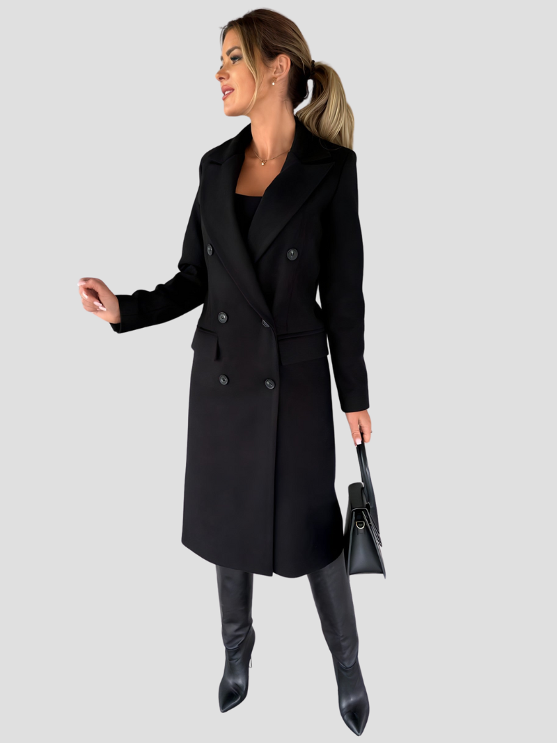 Variant image for Vera | Klassischer Trenchcoat Damen Aus Hochwertiger Wollmischung in Lichtbraun-11