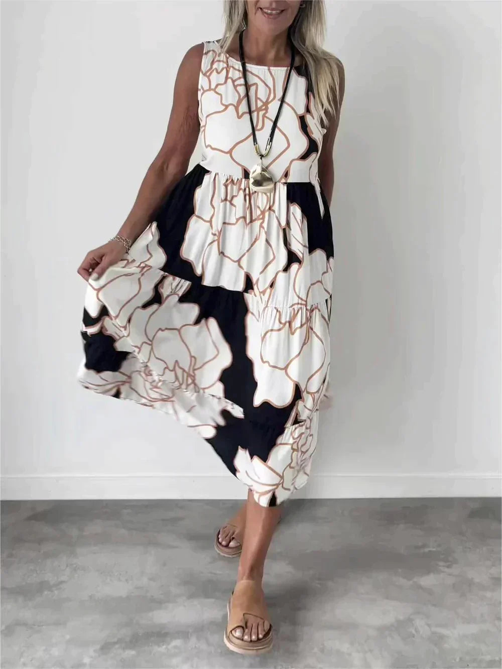 Franziska | Ärmelloses Damenkleid Für Stilvolle Sommerauftritte 2