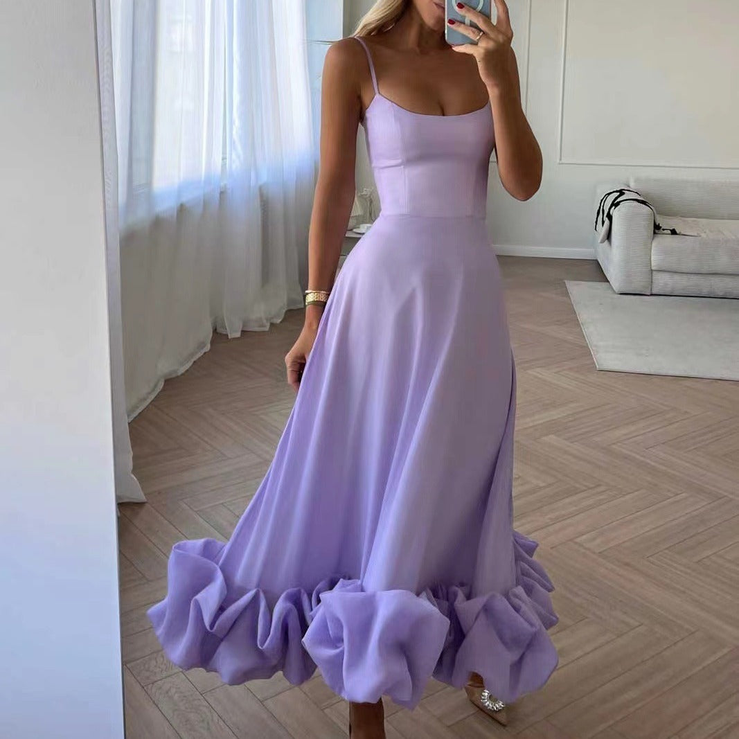 Variant image for Lesley | Langes Damenkleid für Sommerhochzeiten und Gartenpartys-27