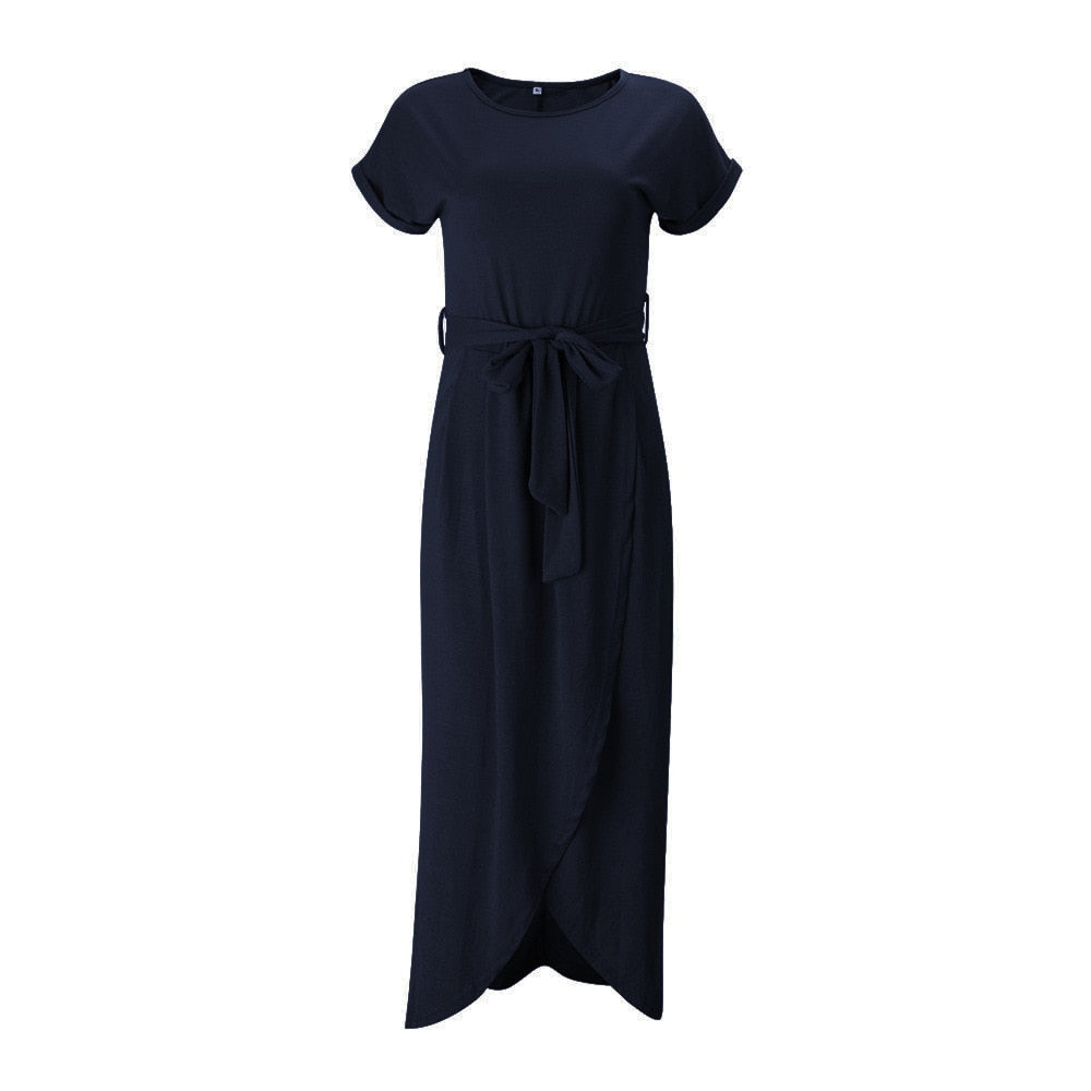 Variant image for Julienne | Navy Wickelkleid Damen Midi Für Eleganz Im Sommer-7