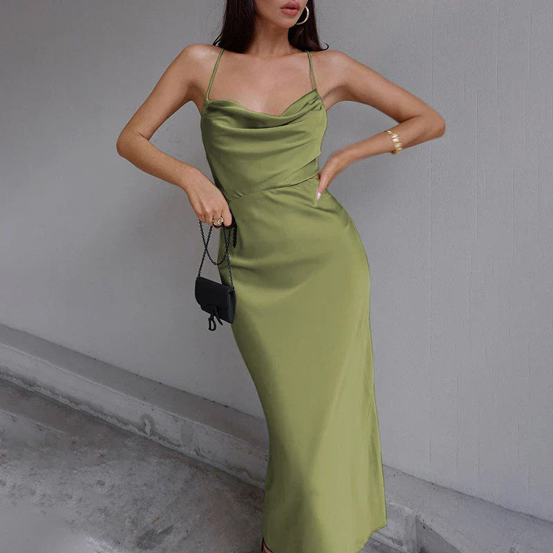 Vivenne | Elegantes Damenkleid Mit Cowl Neck Für Hochzeitsgast Und Festliche Anlässe 4