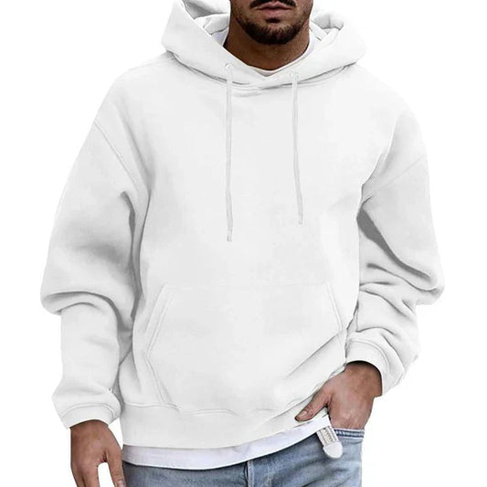 Bequemer Kapuzenpullover mit Taschen für Herren Hause Lune