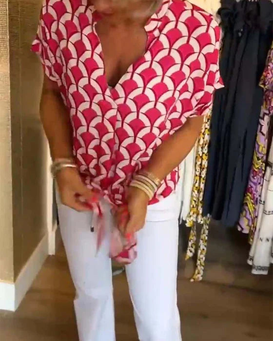 Glynis | V-Ausschnitt Top für Damen – Modisches Damen Top für Jeden Anlass-6