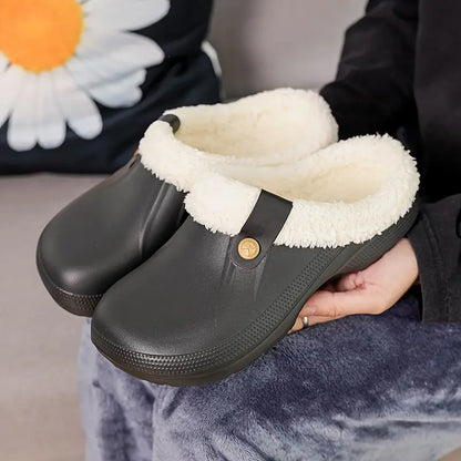Johanna | Unisex Fleece gefütterte Clogs Hause Lune
