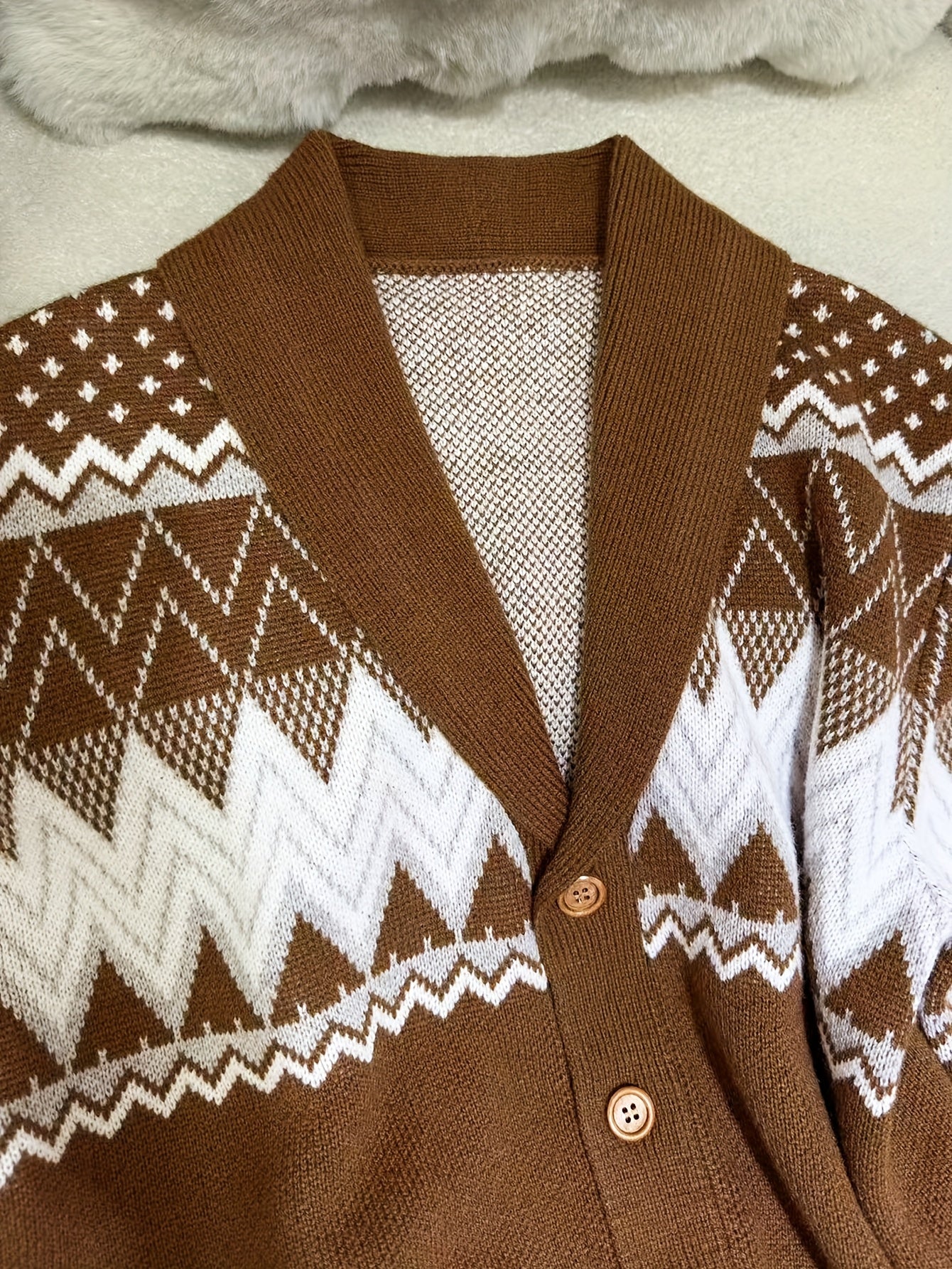 Men's Vintage Knit Sweater - Formal & Casual Button-Front Cardigan, Machine Washable Sweater Coat for Everyday & Special Occasions - Brown/Beige/Gray/Black/White/ - All-Season Layering Piece Hause Lune