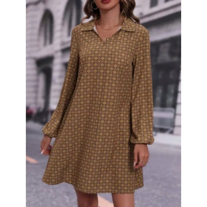 Variant image for Hazel | Langärmeliges A-Linien Damenkleid Für Stilbewusste Frauen-6