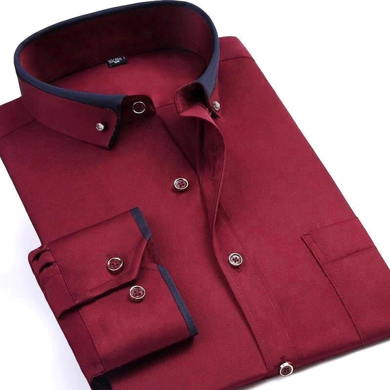 Elrik | Elegantes Langarm-Hemd Für Herren In Hochwertiger Baumwolle 4