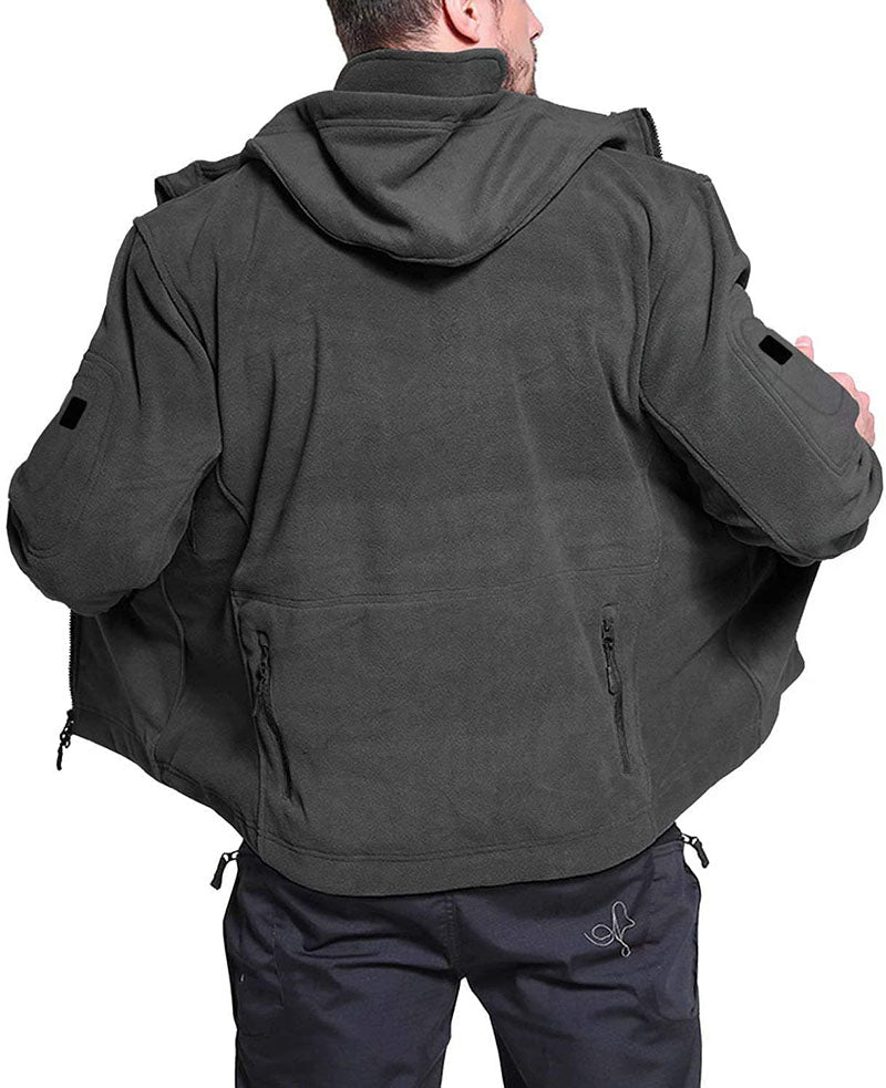 Winddichte Outdoor Herren Fleecejacke Hause Lune