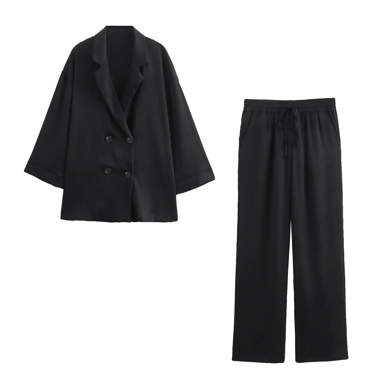Variant image for Herumn | Damenanzug Blazer und Hosen Set im Casual Stil für Büro und Freizeit-2