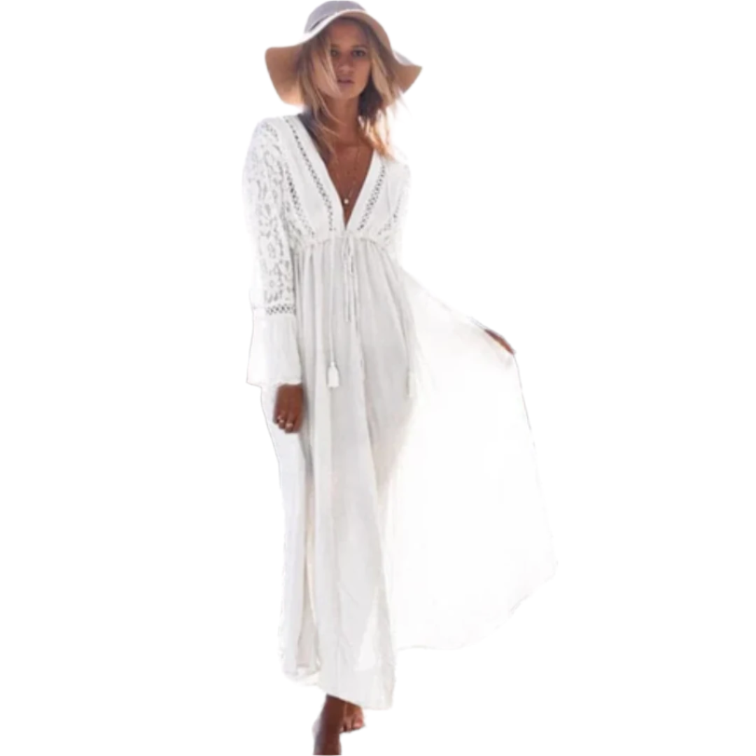 Selma | Damen Strandkleid für Sommerliche Eleganz und Komfort 3
