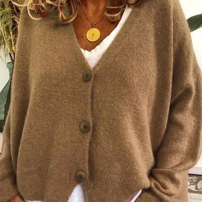 Women's Cardigan - V-Neck with Button Front Hause Lune