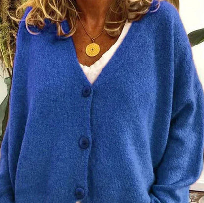 Women's Cardigan - V-Neck with Button Front Hause Lune