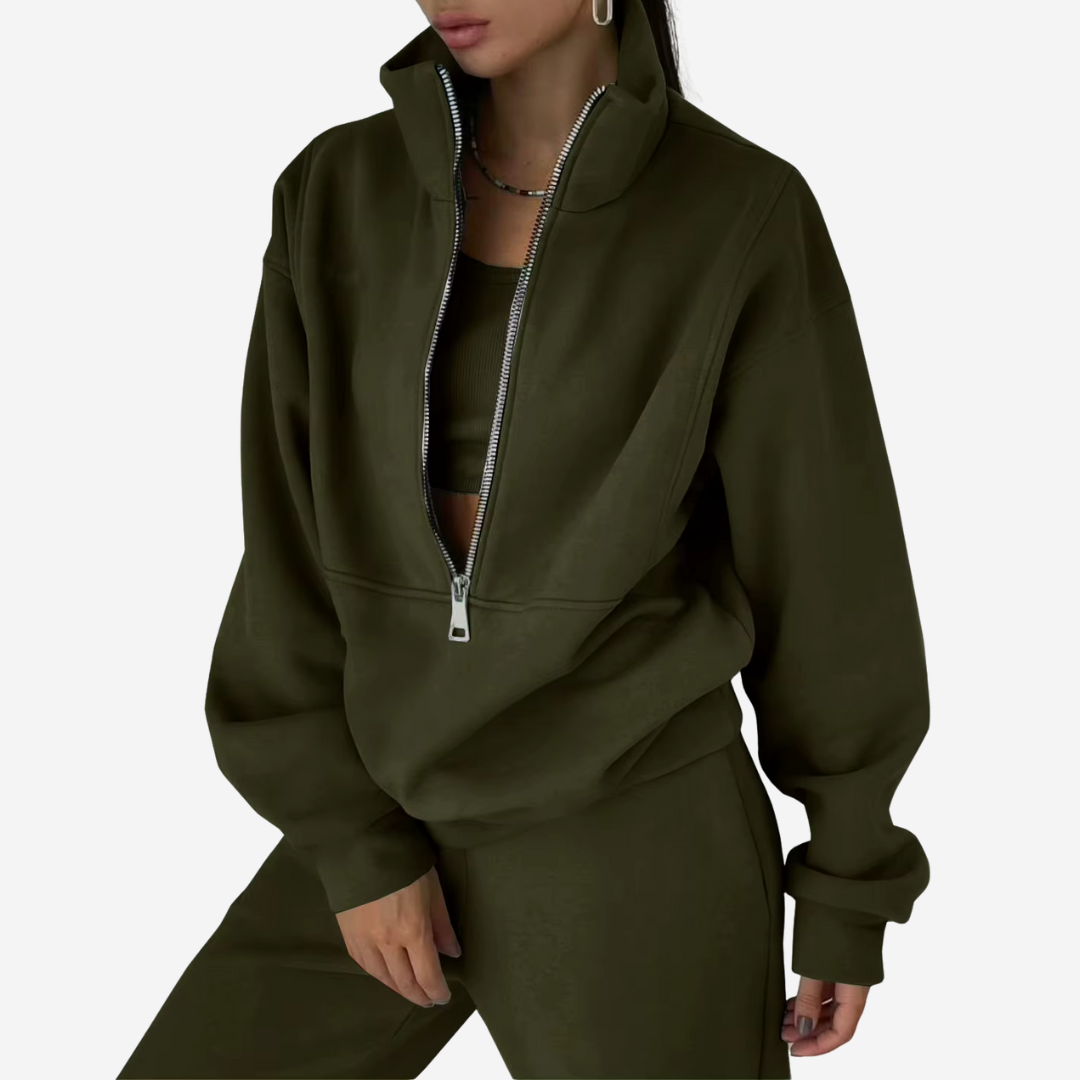 Two-Piece Tracksuit Comfort and Style Perfectly Matched Hause Lune