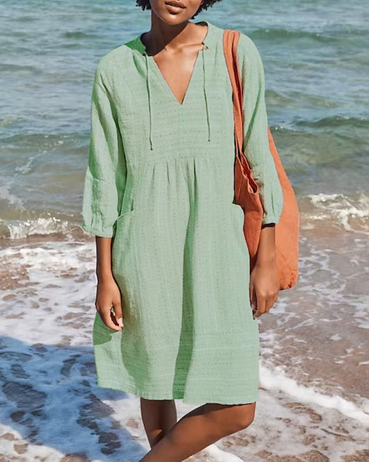 Edith | Sommerkleid Damen Mit Praktischen Taschen Für Elegante Sommerlooks 2