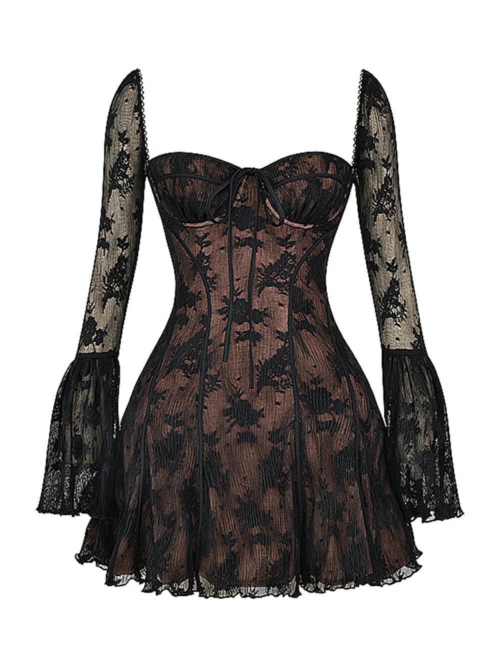 Milena | Vintage Korsett Mini-Kleid - Zeitlose Eleganz und Schmeichelhafte Passform-6
