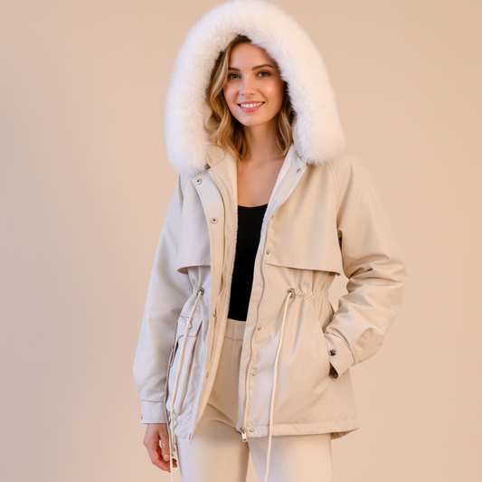 Damen Kapuzen Winterparka Hause Lune