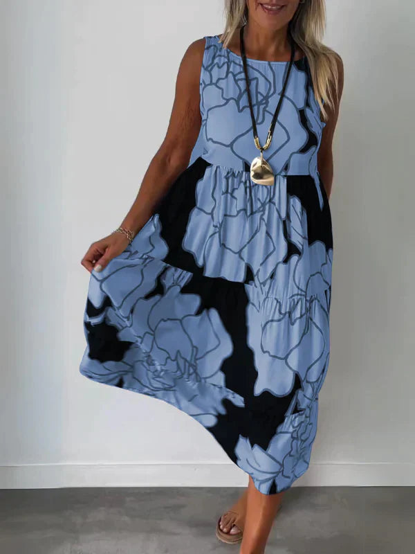 Franziska | Ärmelloses Damenkleid Für Stilvolle Sommerauftritte 3