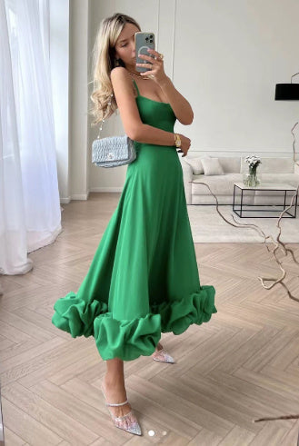 Variant image for Lesley | Langes Damenkleid für Sommerhochzeiten und Gartenpartys-21