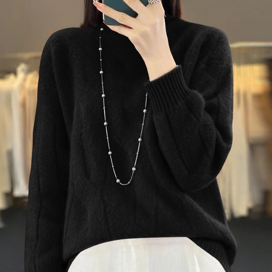 Amber / Loose Knit Wool Sweater Hause Lune