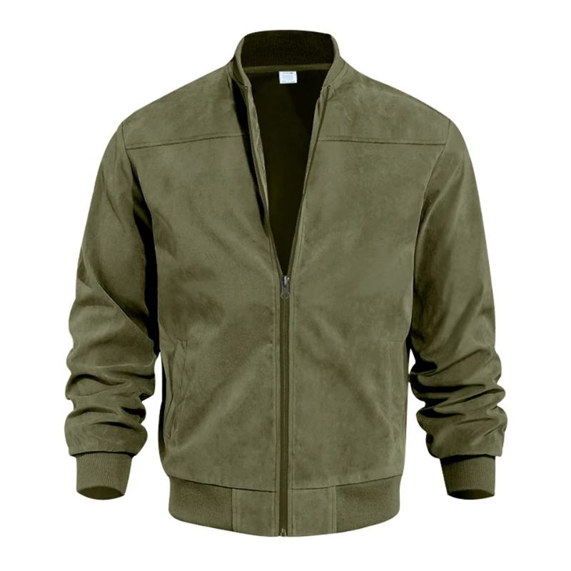 Herren Klassische Wildleder Thermojacke Hause Lune