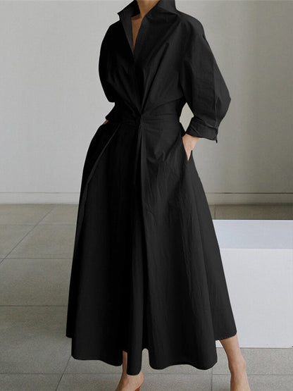 Variant image for Mathilde | Zeitloses Schwarzes Langes Kleid Für Damen - Festliches Kleid Hochzeitsgast-7