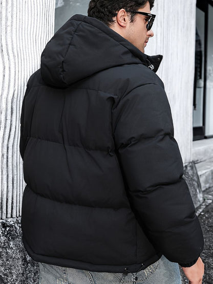 Herren Winterjacke Wasserdicht mit Kapuze Hause Lune