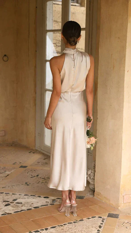 Élodie | Luxuriöses Abendkleid Aus Satin Für Hochzeiten Und Formelle Anlässe 2