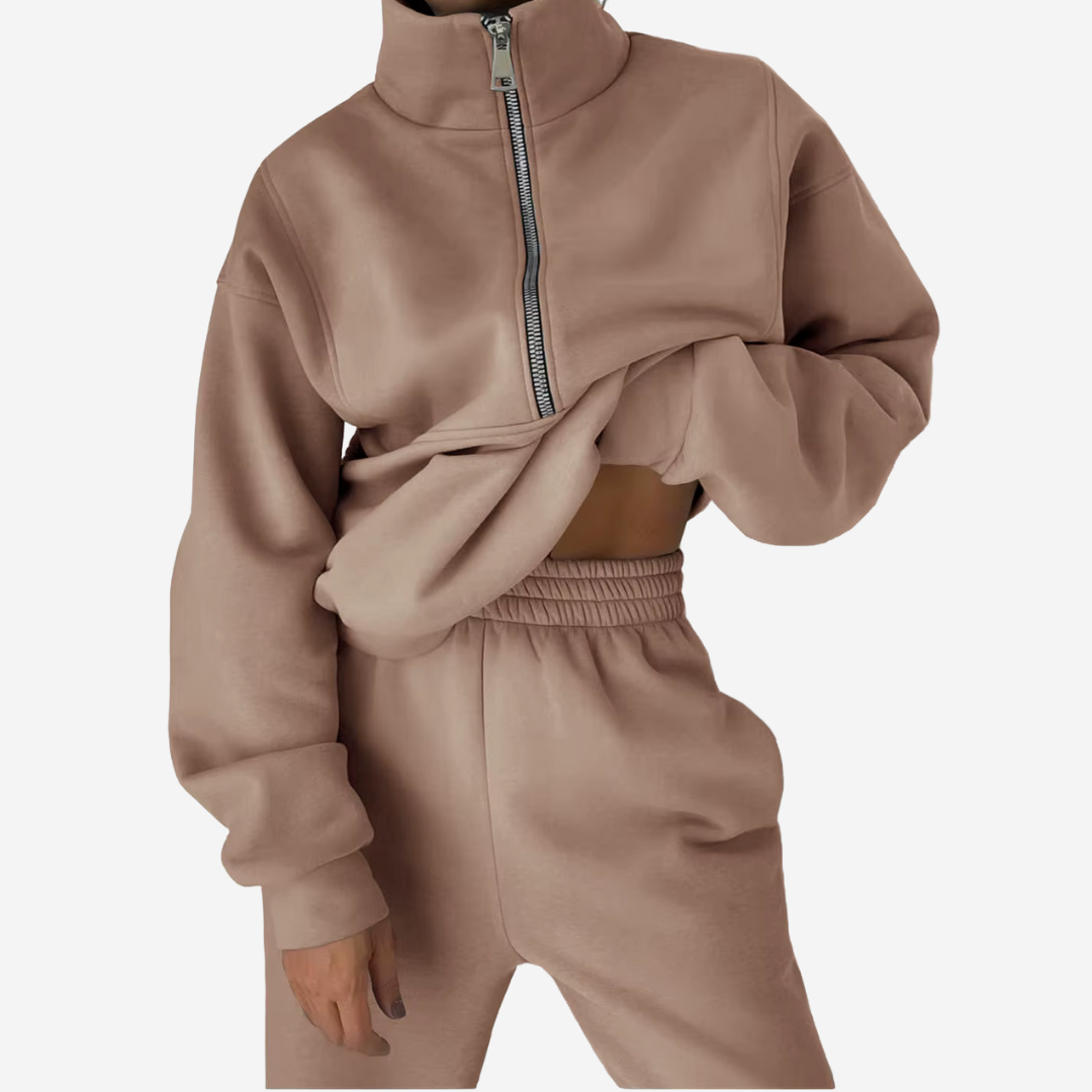 Damen Zwei-Teile Freizeit-Trainingsanzug Hause Lune