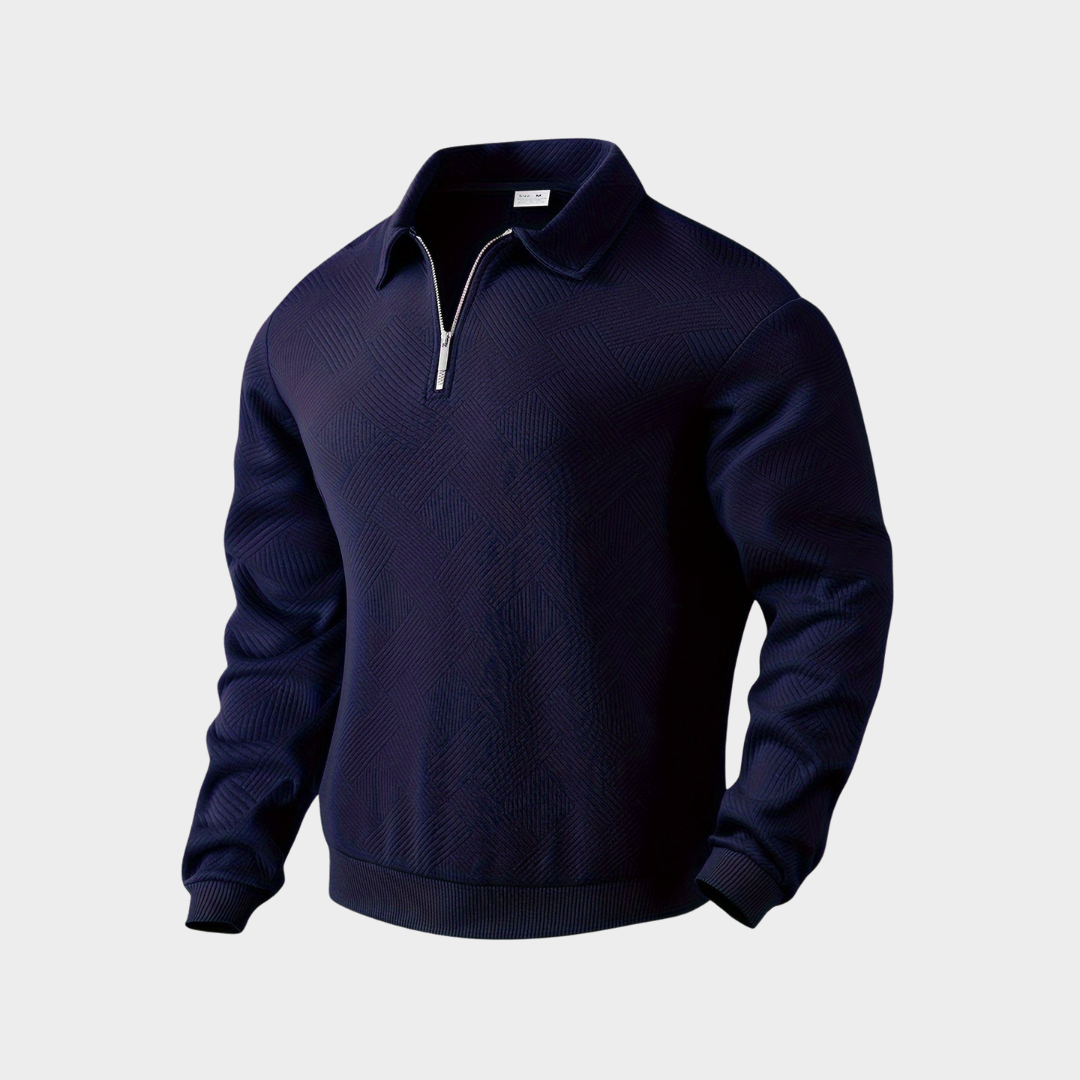 Victor - Premium Quarter Zip Trui Hause Lune