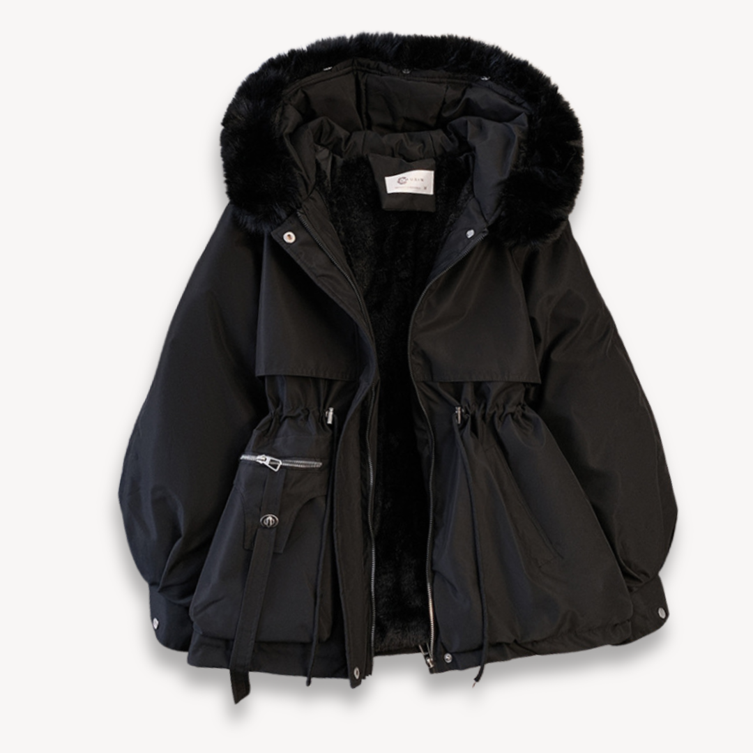 Damen Kapuzen Winterparka Hause Lune